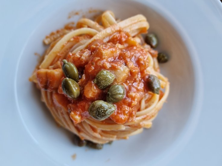 Pasta al Baccalá&nbsp;(Kabeljau)